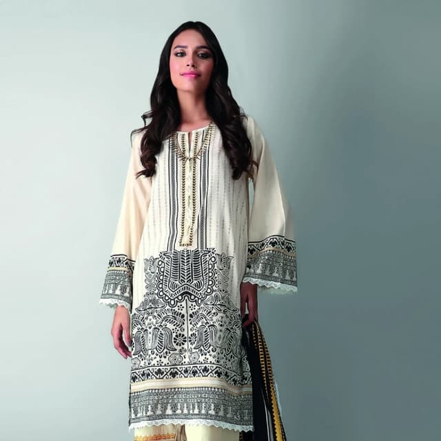 Fabrics 3 Piece Suit

Printed Embroidered Lawn |Top Bottom Dupatta

B21248