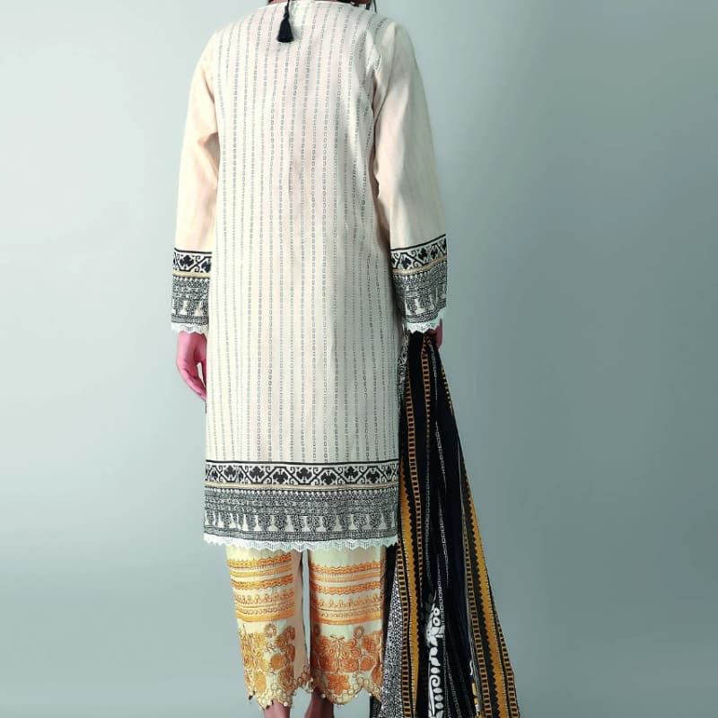 Fabrics 3 Piece Suit

Printed Embroidered Lawn |Top Bottom Dupatta

B21248