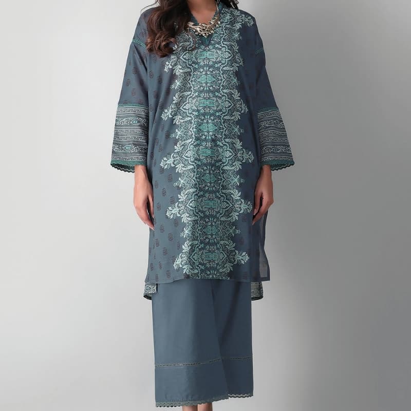 Fabrics 2 Piece

Printed Embroidered Lawn |Top bottom J21334B