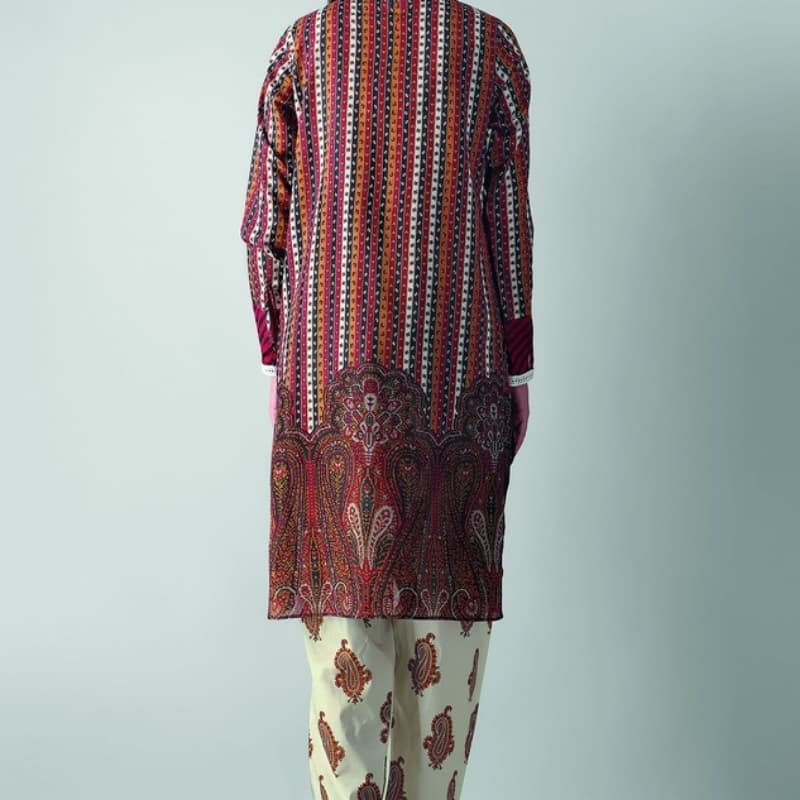 Fabrics 2 Piece

Printed Lawn |Top Bottom

J21333 red