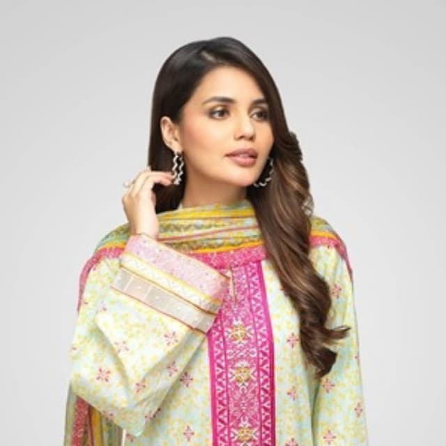 3pcs unstitched bonanza satrangi suit