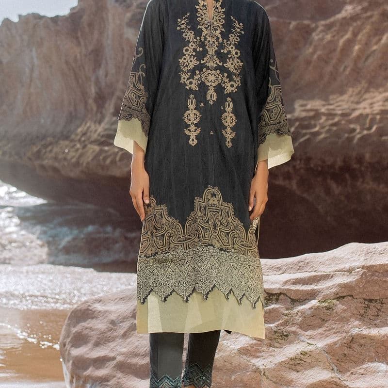 1 Pc Embroidered Lawn Shirt
      : SS-24.1-21-2-Grey