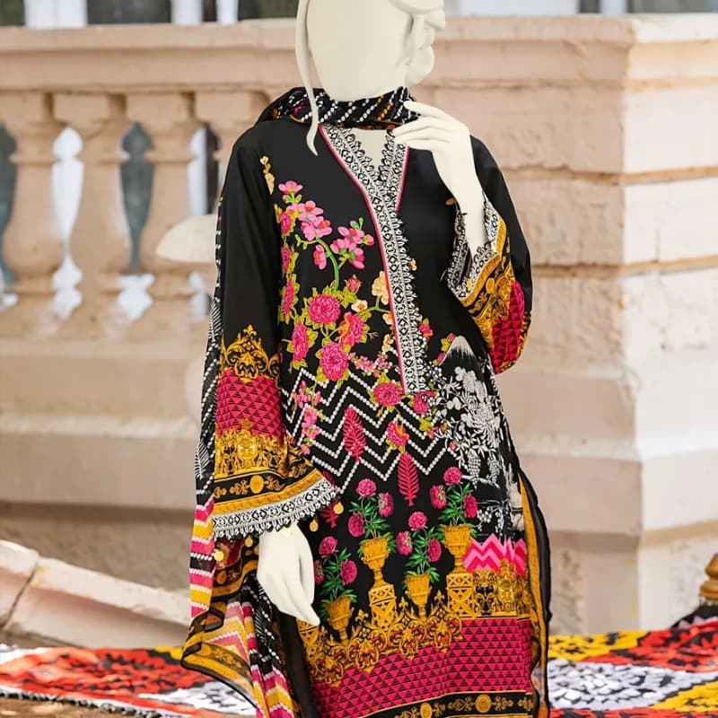 3 pc embroidered collection