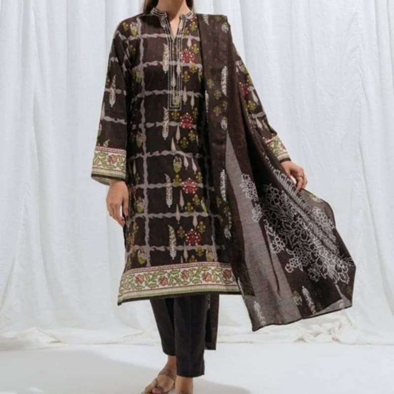 3 piece unstitched lawn beechtree
