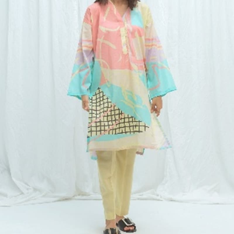 2 piece unstitched lawn ... Moonstone mist 33 printed by beechtree