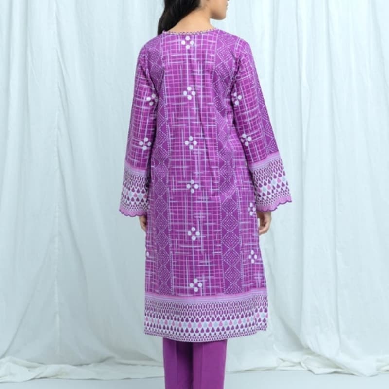 2 piece unstitched lawn by beechtree ....lavender wonder