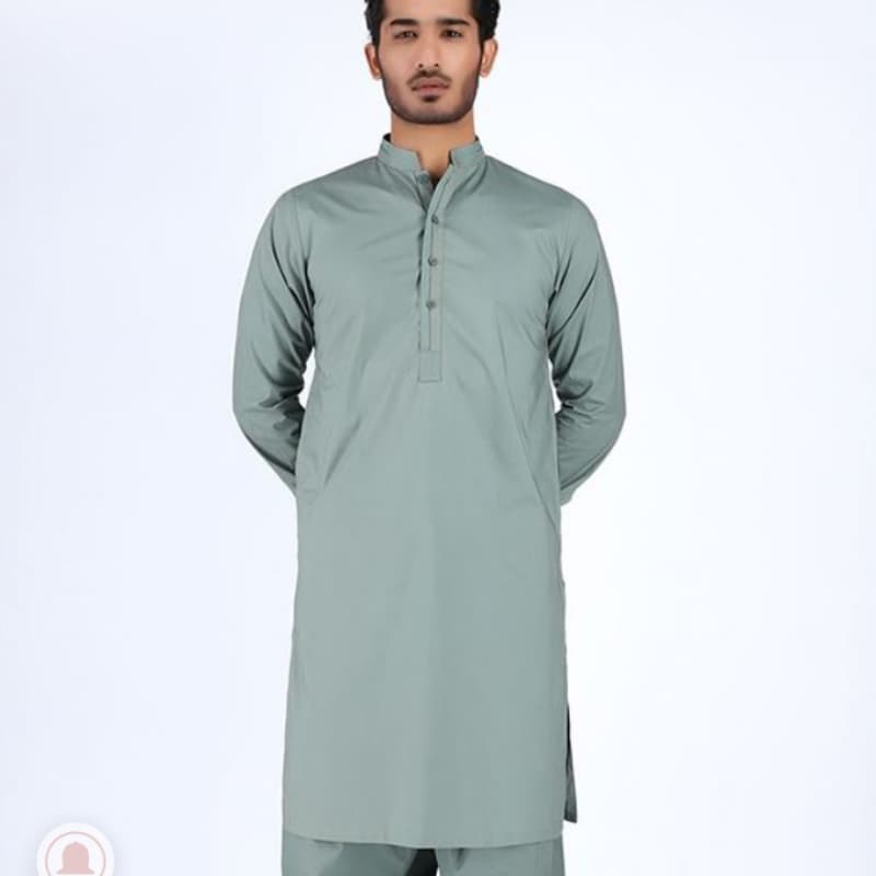 Light Green Shalwar Kameez - ZMSK19441-S