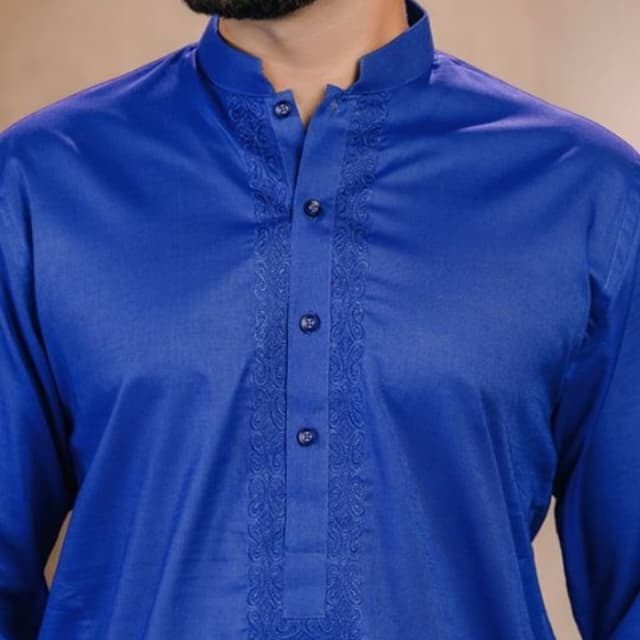Blue kurta for men