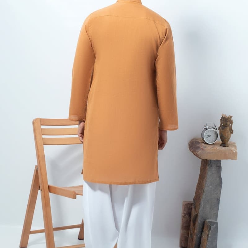 1 piece cotton camel kurta