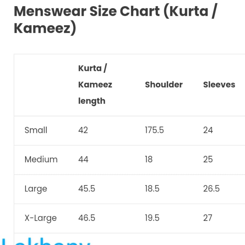 1 piece lakhany kurta for men    KFA-mache-cblu