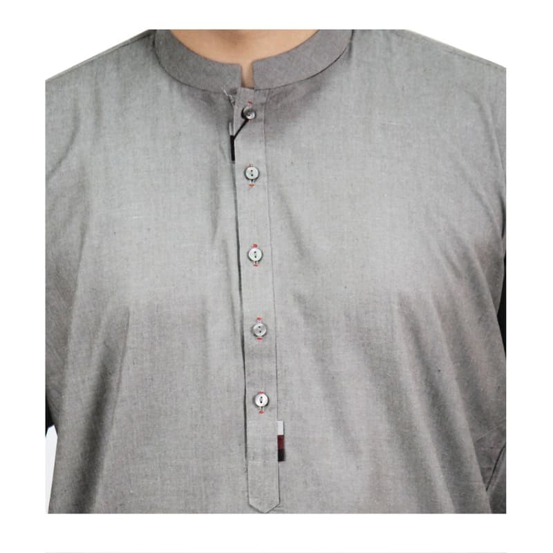 1 piece denim men kurta. DENIM COLL L/GREY-S