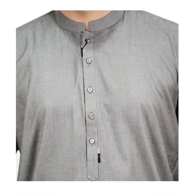 1 piece denim men kurta. DENIM COLL L/GREY-S