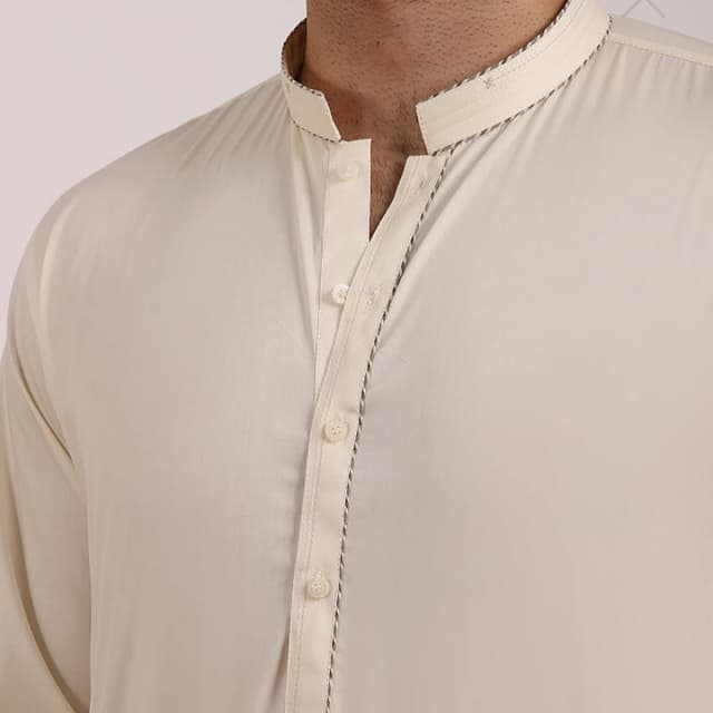Men's Swish Shalwar Suit.  EMTSW20S-9883- Cream