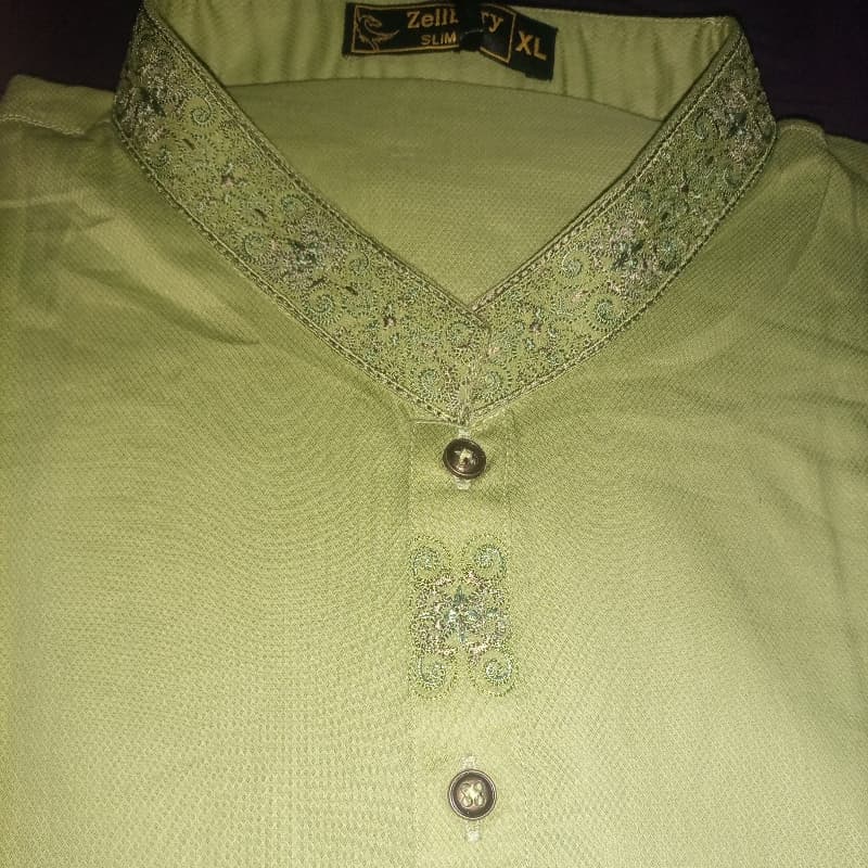 Green kurta znk19381e