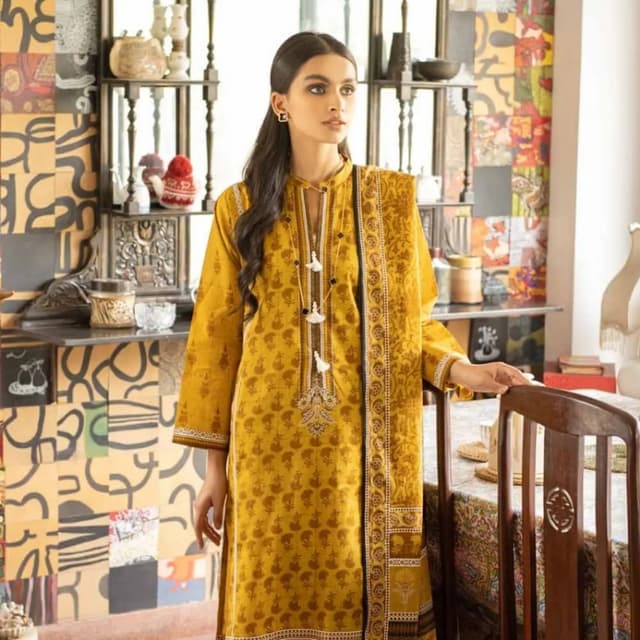 3 Piece Unstitched Lawn Printed Suit CL-1325 B