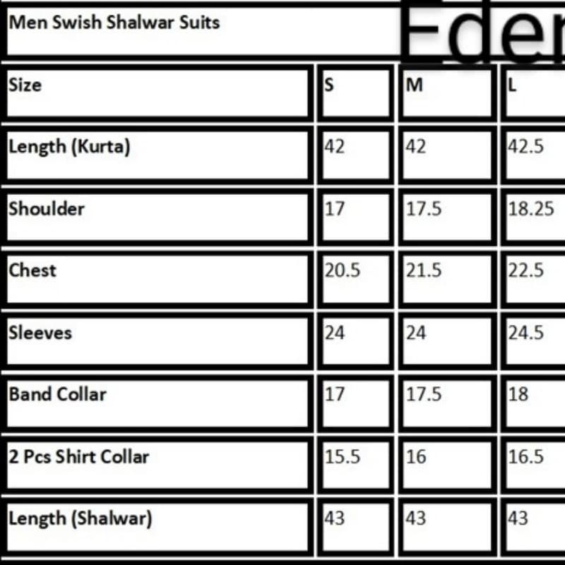 Men's Swish Shalwar Suit

  EMTSW21S-99075 - Light Sage